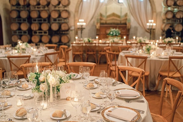 Jacuzzi barrel room wedding