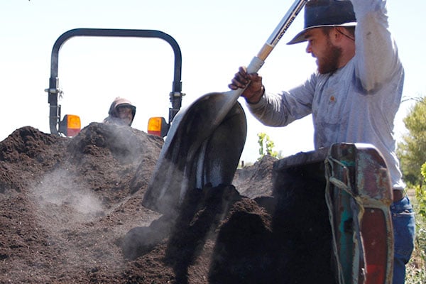 Jacuzzi farming compost